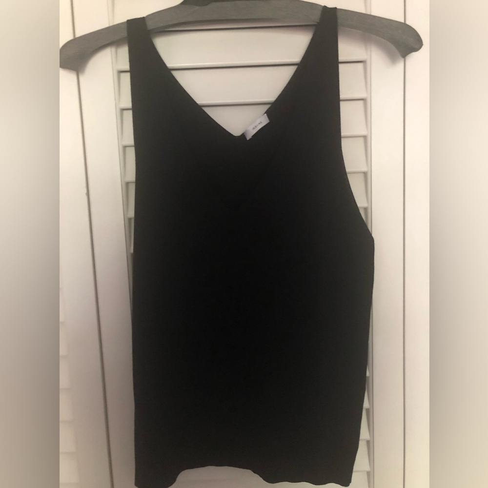 The Outnet Black Sleeveless Knit Top